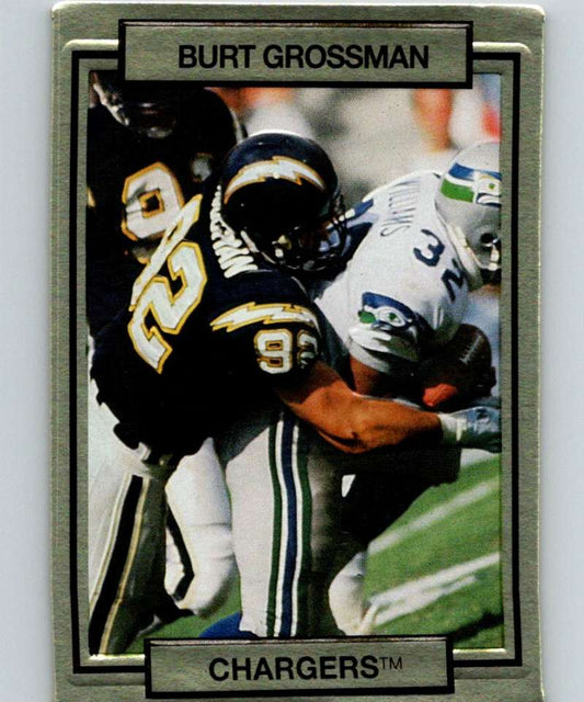 1990 Action Packed #233 Burt Grossman Chargers NFL Football Image 1