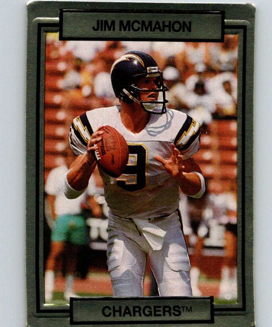 1990 Action Packed #234 Jim McMahon Chargers NFL Football Image 1
