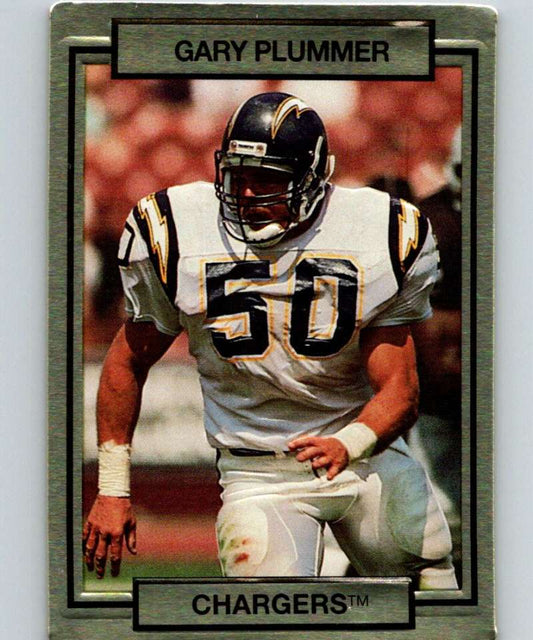 1990 Action Packed #237 Gary Plummer Chargers NFL Football Image 1