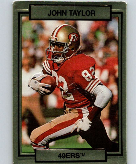 1990 Action Packed #249 John Taylor 49ers NFL Football Image 1