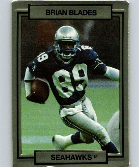 1990 Action Packed #251 Brian Blades Seahawks NFL Football Image 1