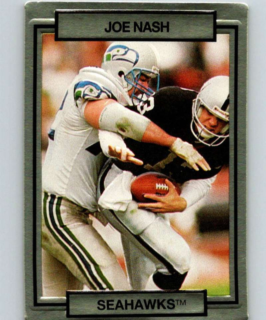 1990 Action Packed #255 Joe Nash Seahawks NFL Football Image 1