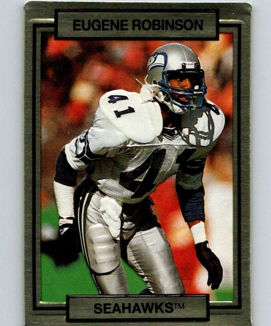 1990 Action Packed #257 Eugene Robinson Seahawks NFL Football Image 1
