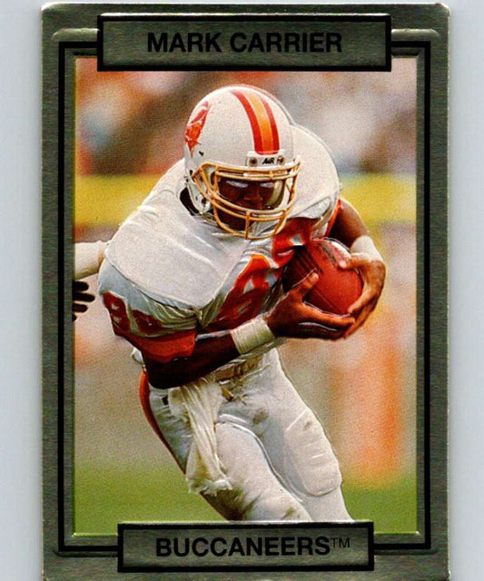 1990 Action Packed #261 Mark Carrier Buccaneers NFL Football Image 1