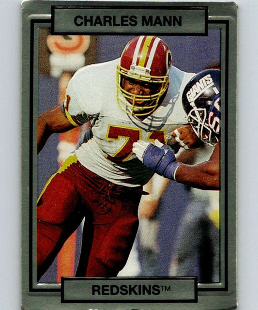 1990 Action Packed #274 Charles Mann Redskins NFL Football Image 1