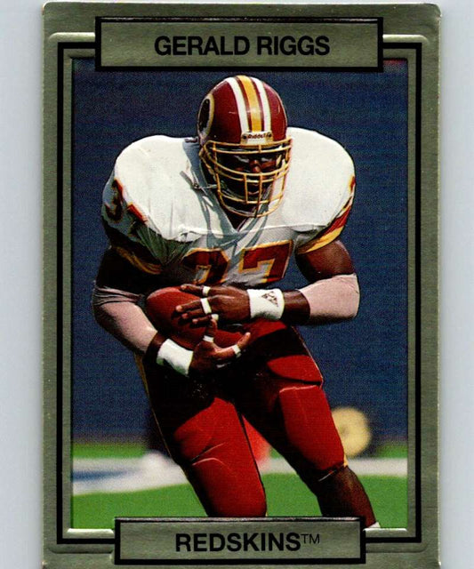 1990 Action Packed #277 Gerald Riggs Redskins NFL Football Image 1