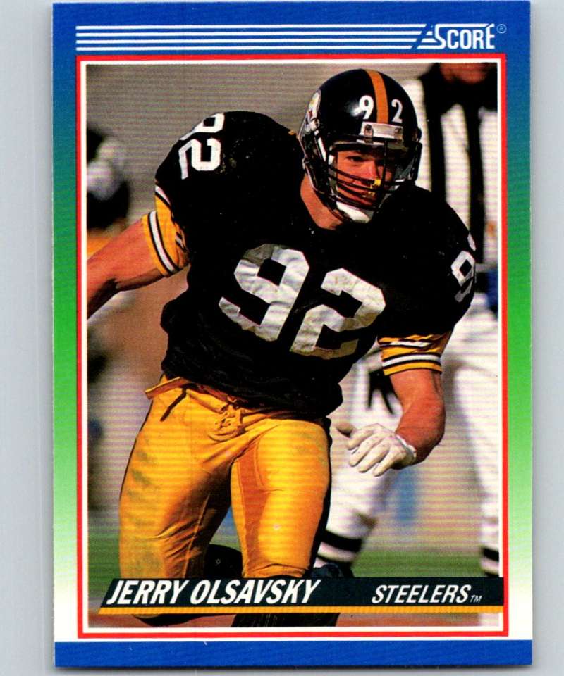 1990 Score #367 Jerry Olsavsky Steelers NFL Football
