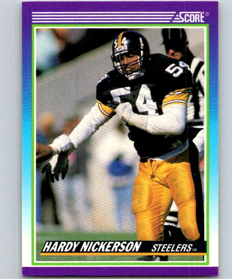 1990 Score #495 Hardy Nickerson Steelers NFL Football Image 1