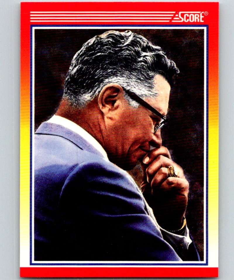 1990 Score #603 Vince Lombardi Packers NFL Football Image 1