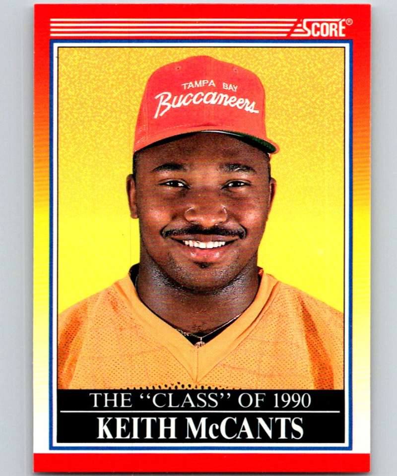 1990 Score #617 Keith McCants Buccaneers NFL Football Image 1
