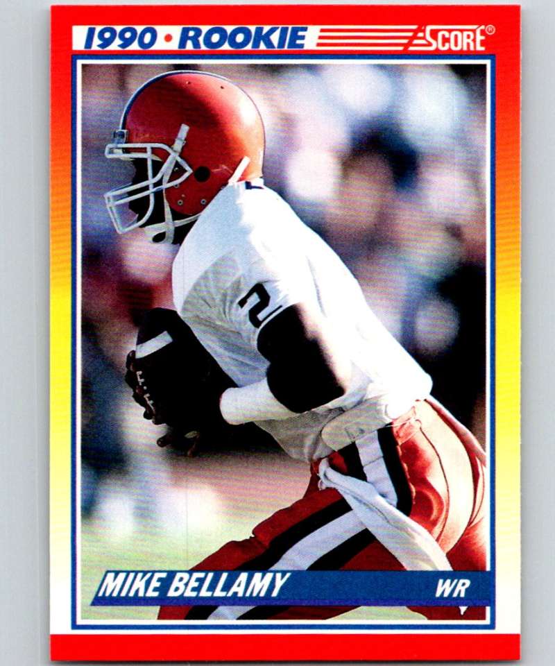 1990 Score #626 Mike Bellamy RC Rookie Eagles NFL Football Image 1