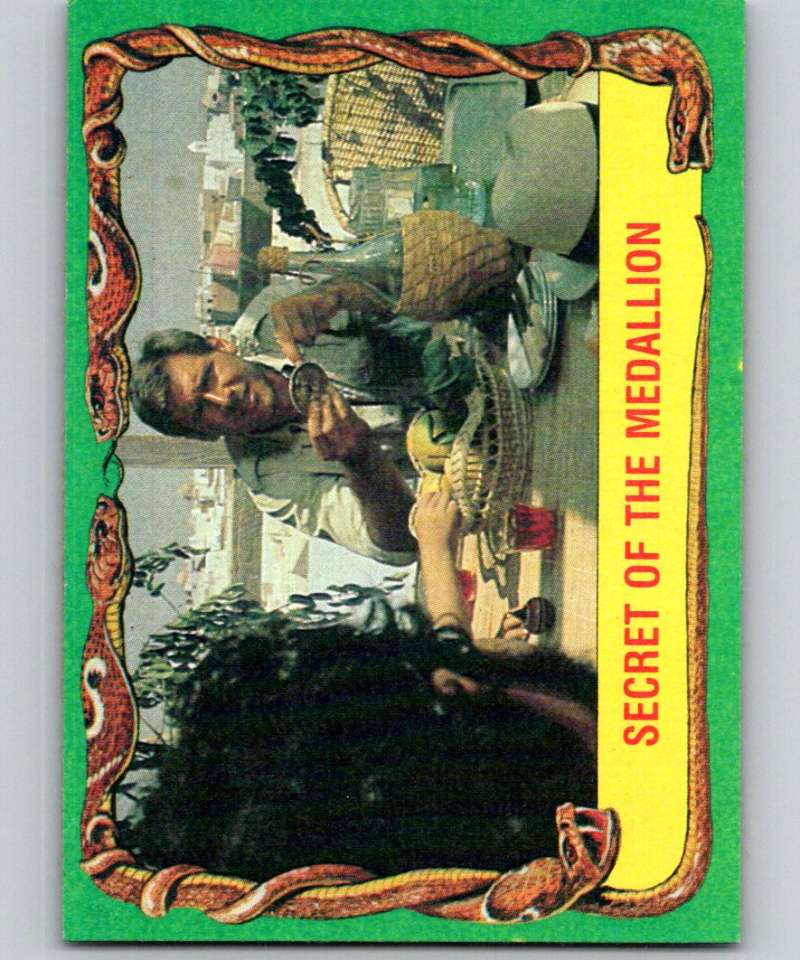 1981 Topps Raiders Of The Lost Ark #34 Secret Of The Medallion