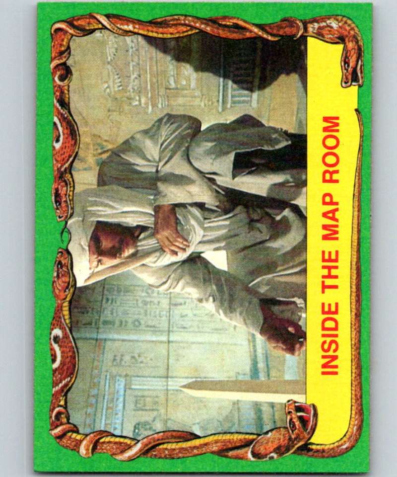1981 Topps Raiders Of The Lost Ark #45 Inside The Map Room