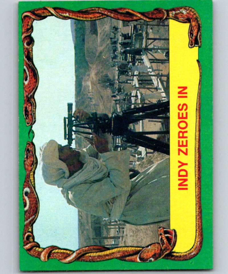 1981 Topps Raiders Of The Lost Ark #47 Indy Zeroes In