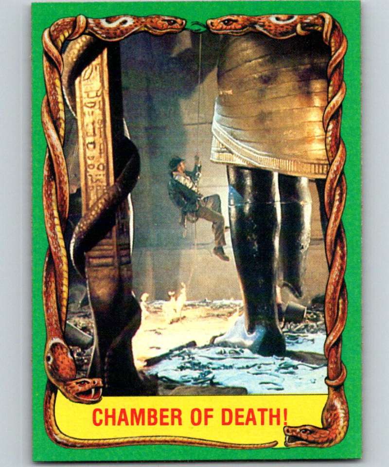 1981 Topps Raiders Of The Lost Ark #51 Chamber Of Death!