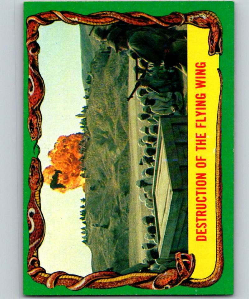 1981 Topps Raiders Of The Lost Ark #68 Destruction Of The Flying Wing Image 1