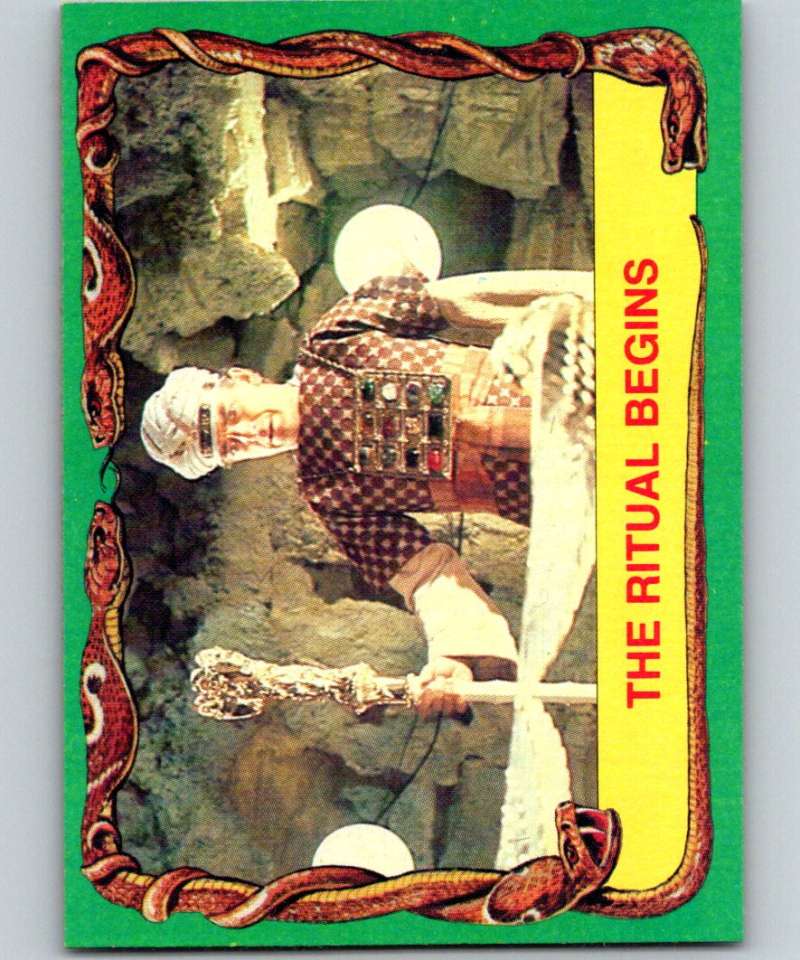 1981 Topps Raiders Of The Lost Ark #82 The Ritual Begins