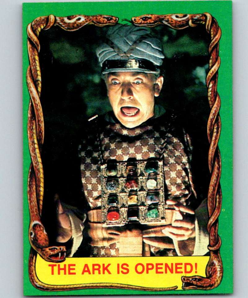 1981 Topps Raiders Of The Lost Ark #84 The Ark Is Opened!