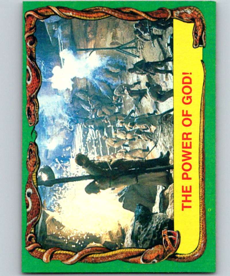 1981 Topps Raiders Of The Lost Ark #85 The Power Of God Image 1