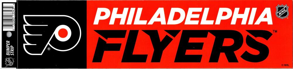 Philadelphia Flyers 3" x 12" Bumper Strip Sticker Decal