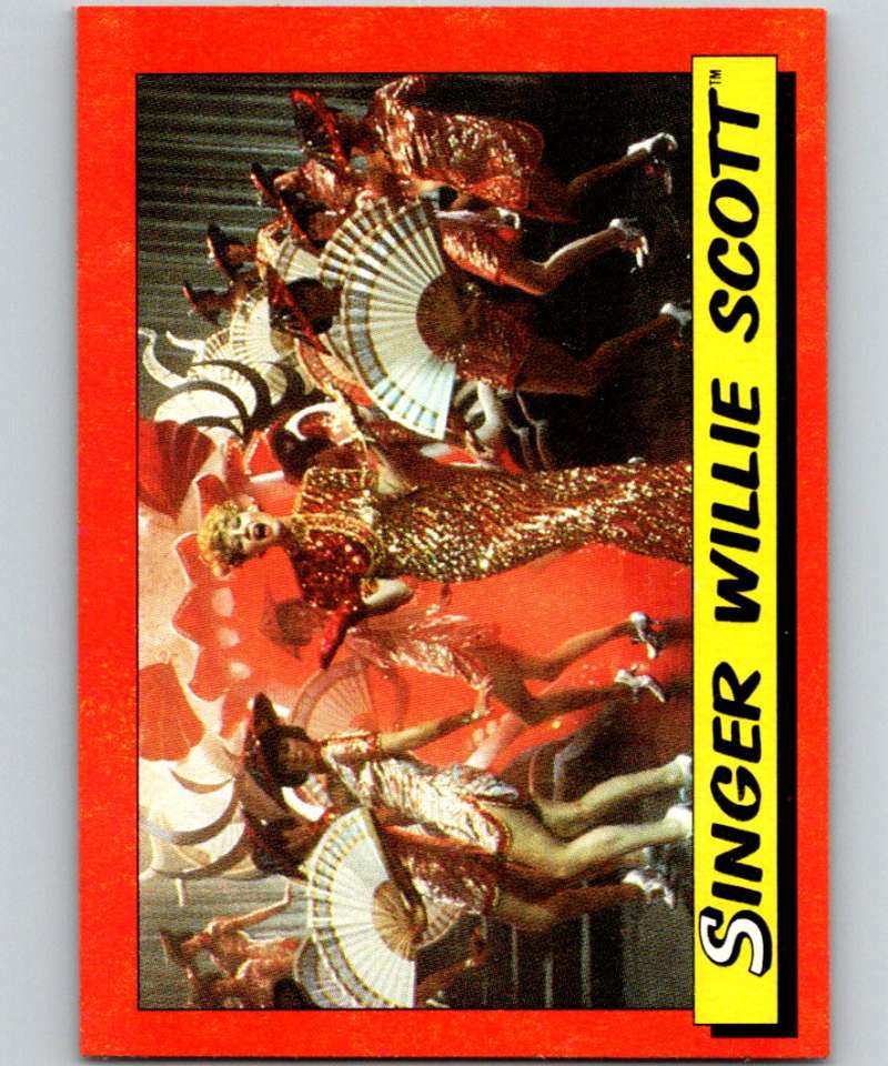 1984 Topps Indiana Jones and the Temple of Doom #2 Singer Willie Scott