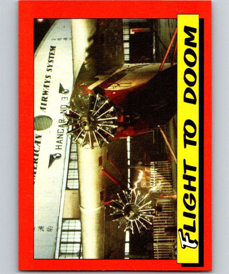 1984 Topps Indiana Jones and the Temple of Doom #8 Flight to Doom