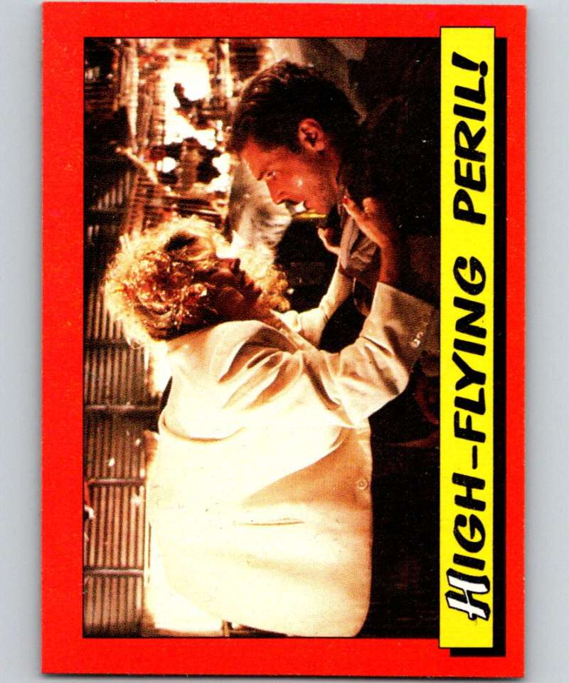 1984 Topps Indiana Jones and the Temple of Doom #10 High-Flying Peril!