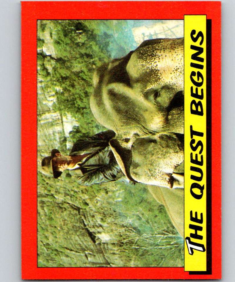 1984 Topps Indiana Jones and the Temple of Doom #15 The Quest Begins