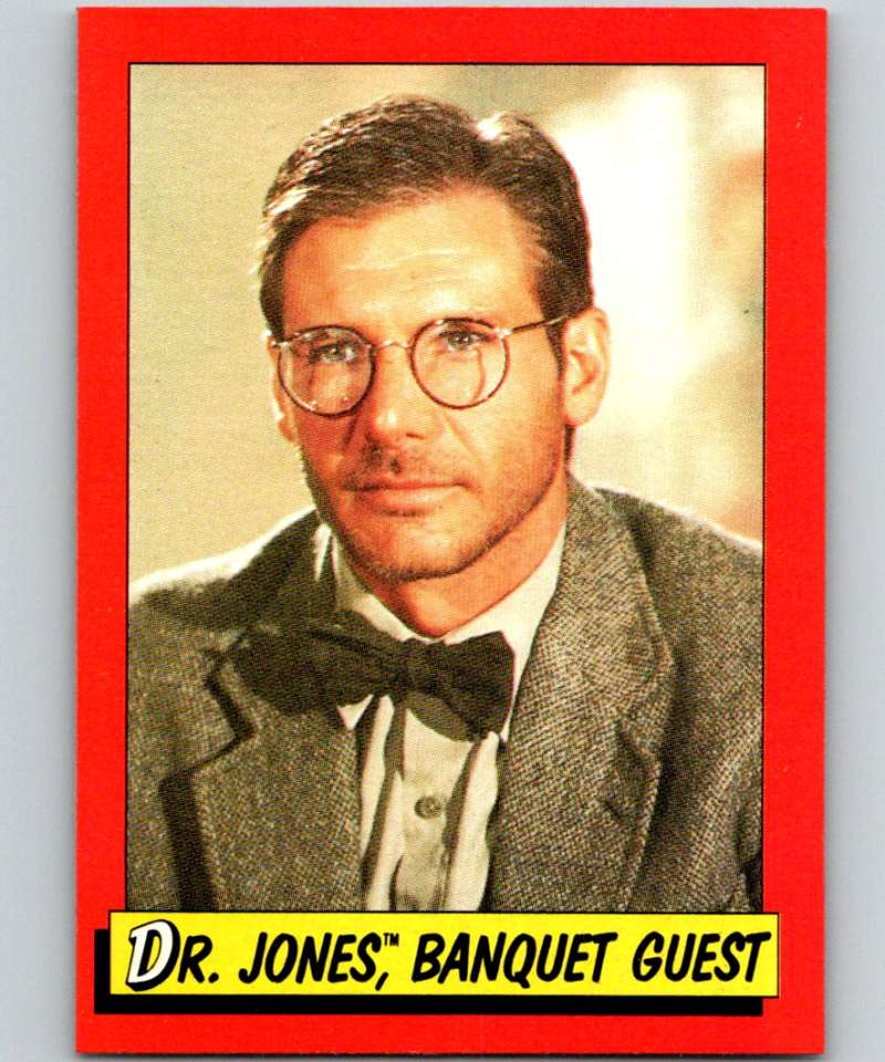 1984 Topps Indiana Jones and the Temple of Doom #25 Dr. Jones/Banquet Guest