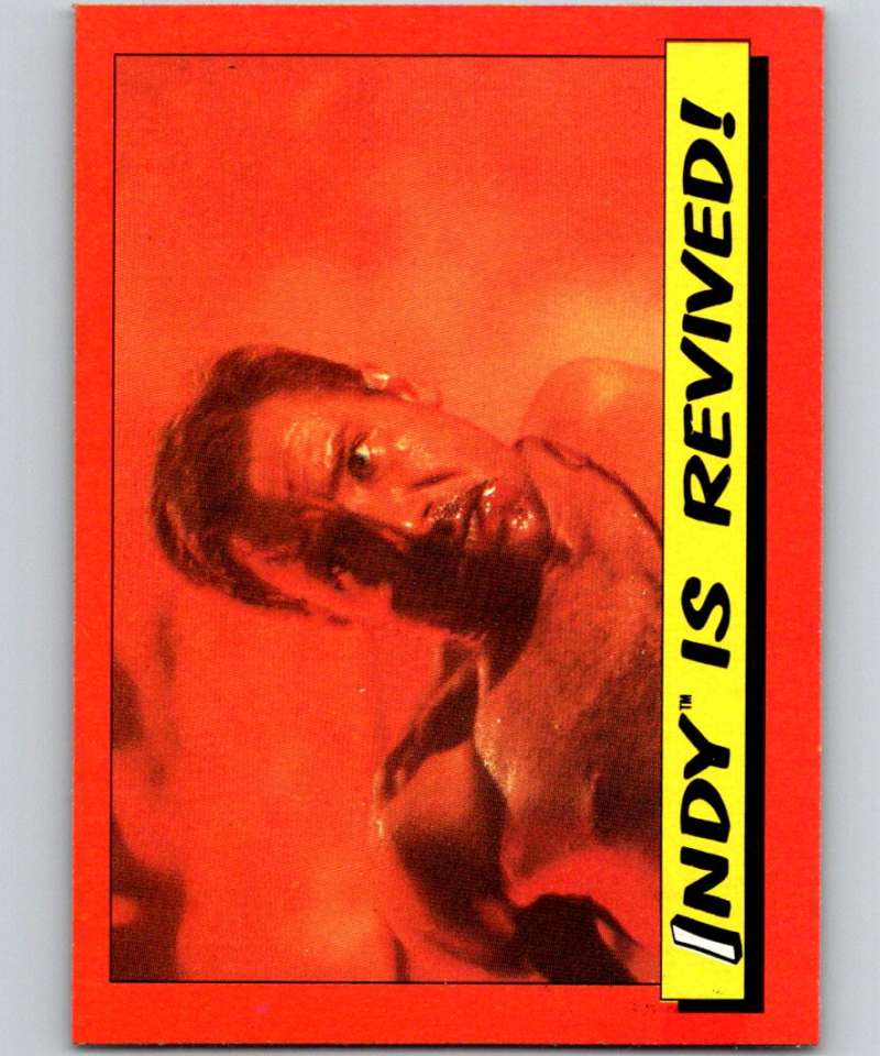 1984 Topps Indiana Jones and the Temple of Doom #51 Indy is Revived!