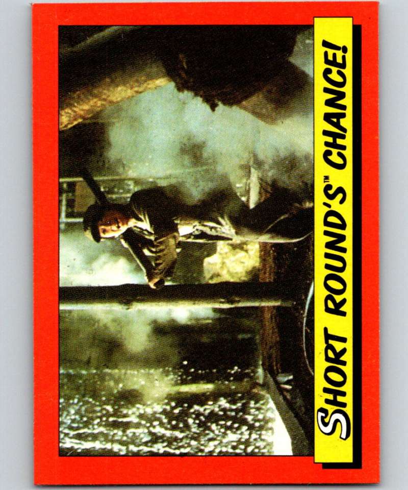 1984 Topps Indiana Jones and the Temple of Doom #63 Short Round's Chance!