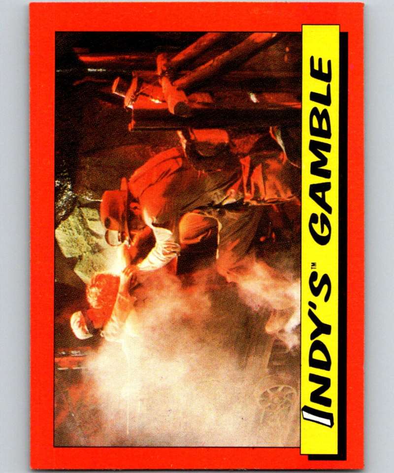 1984 Topps Indiana Jones and the Temple of Doom #70 Indy's Gamble