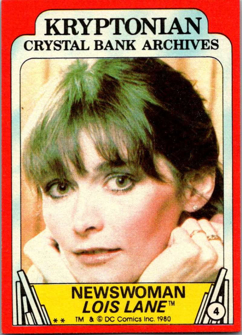 1980 Topps Superman II #4 Newswoman Lois Lane Image 1