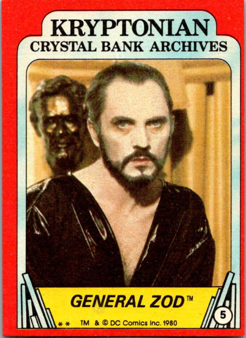 1980 Topps Superman II #5 General Zod