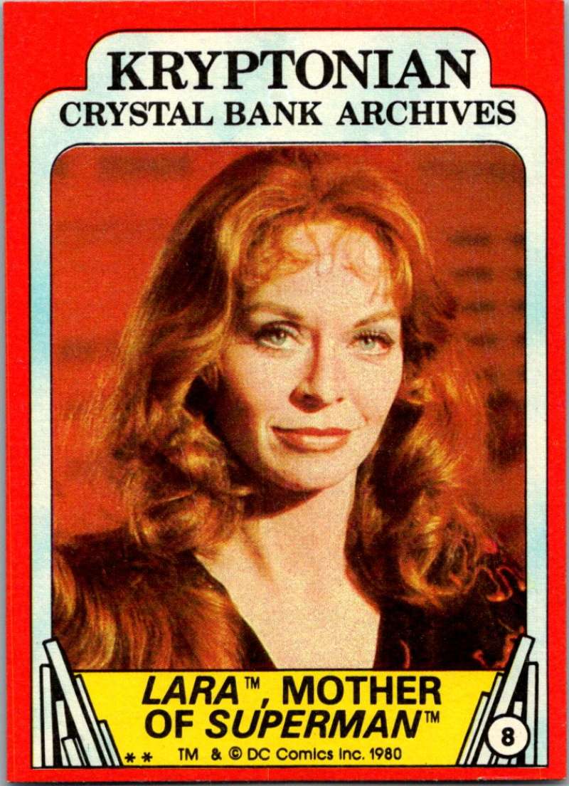 1980 Topps Superman II #8 Lara/Mother of Superman Image 1
