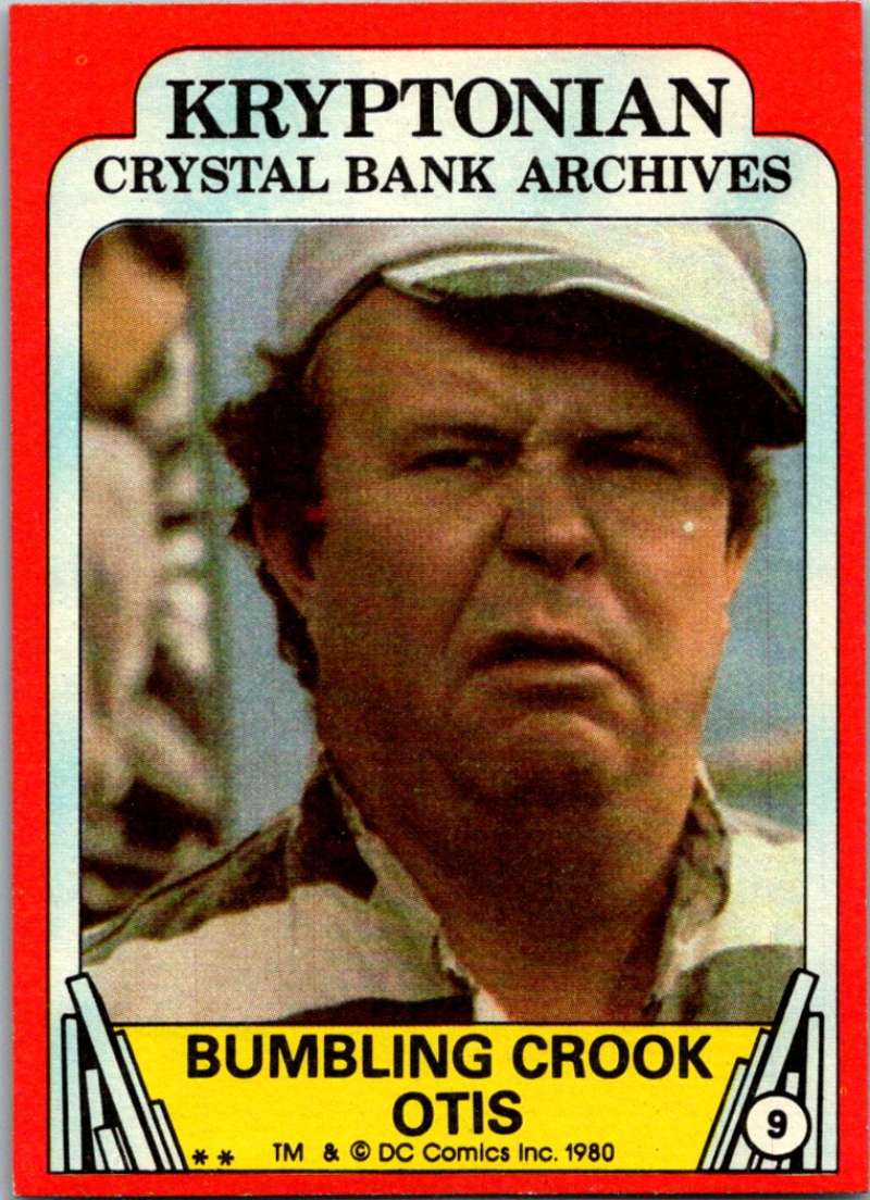 1980 Topps Superman II #9 Bumbling Crook Otis Image 1