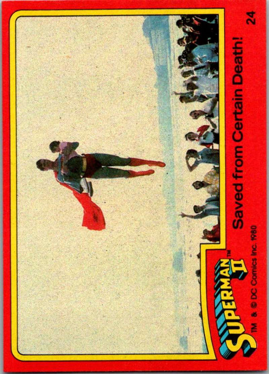 1980 Topps Superman II #17 They Don't Make Taxi Cabs Like They Used To! Image 1
