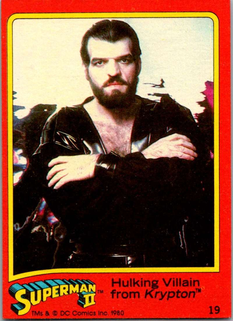 1980 Topps Superman II #34 Villains Arrive on Earth