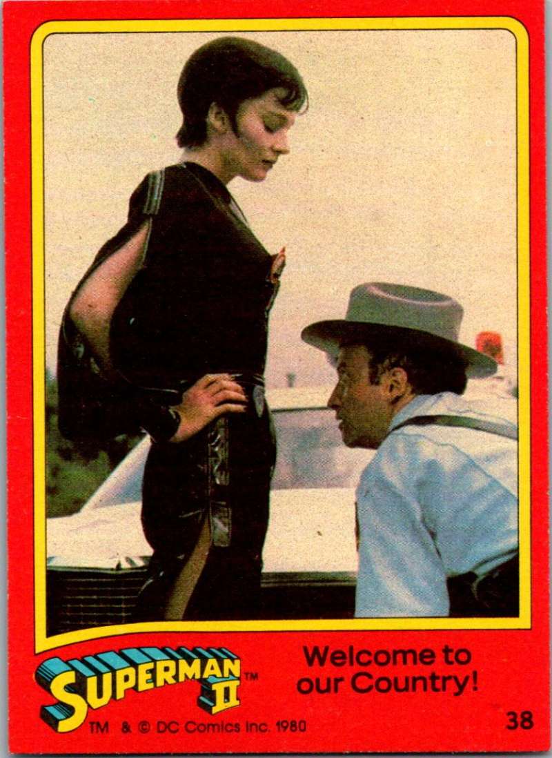 1980 Topps Superman II #38 Welcome to our Country! Image 1