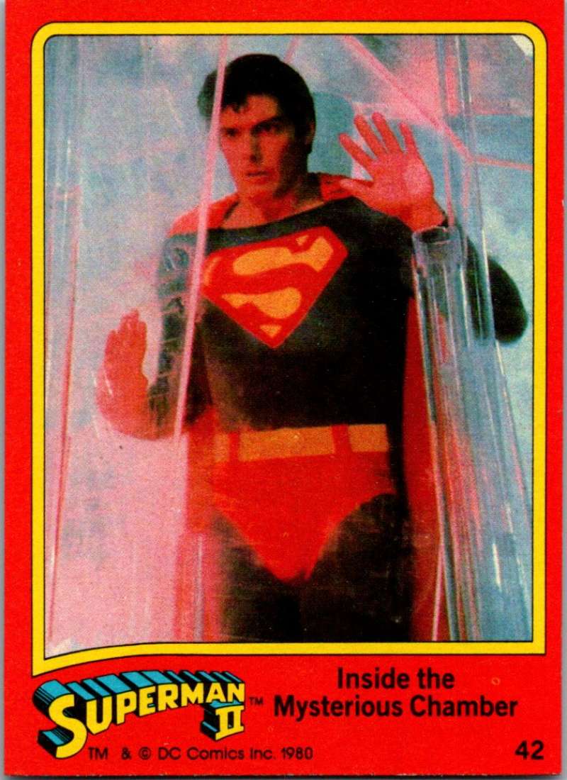 1980 Topps Superman II #42 Inside the Mysterious Chamber