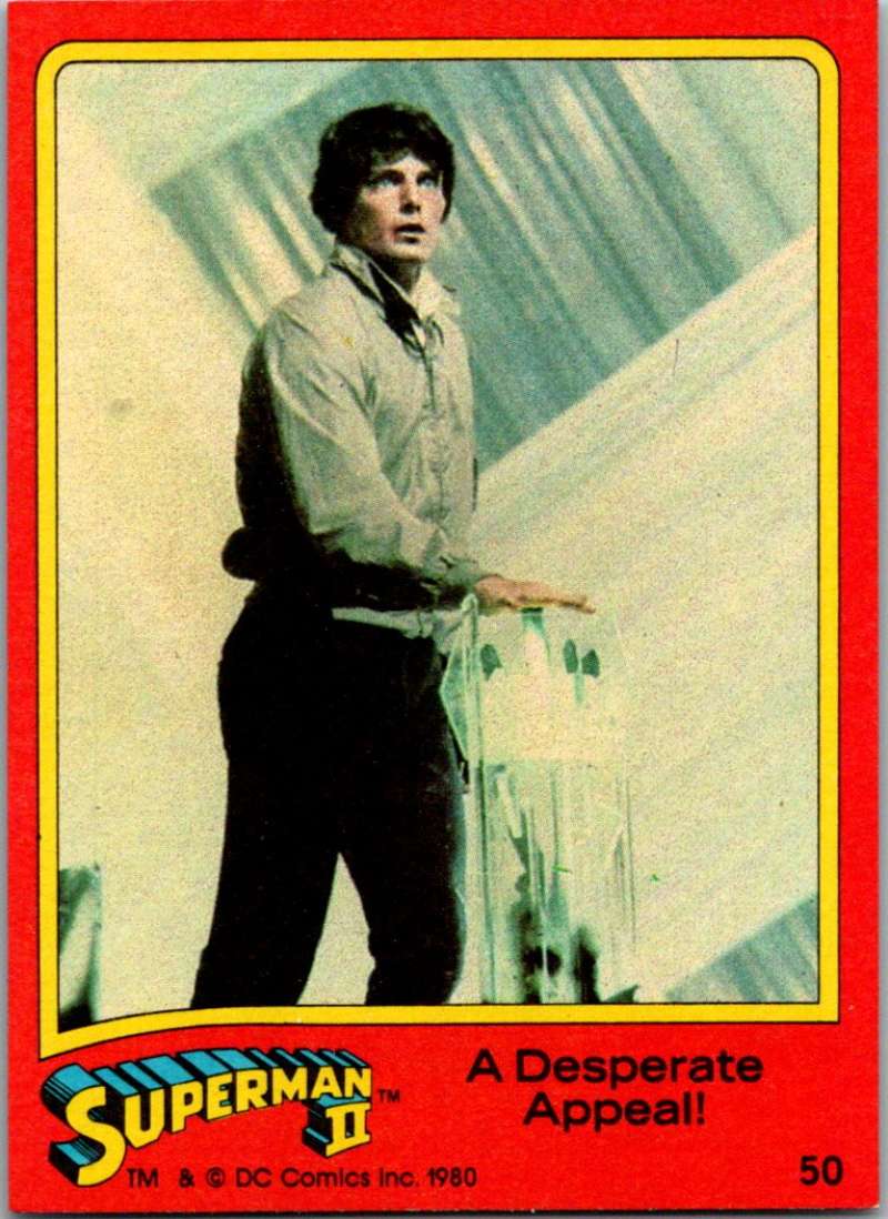 1980 Topps Superman II #50 A Desperate Appeal! Image 1