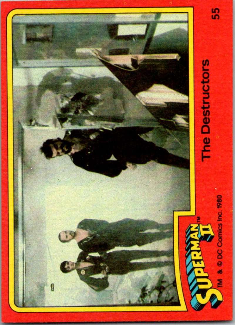 1980 Topps Superman II #55 The Destructors Image 1