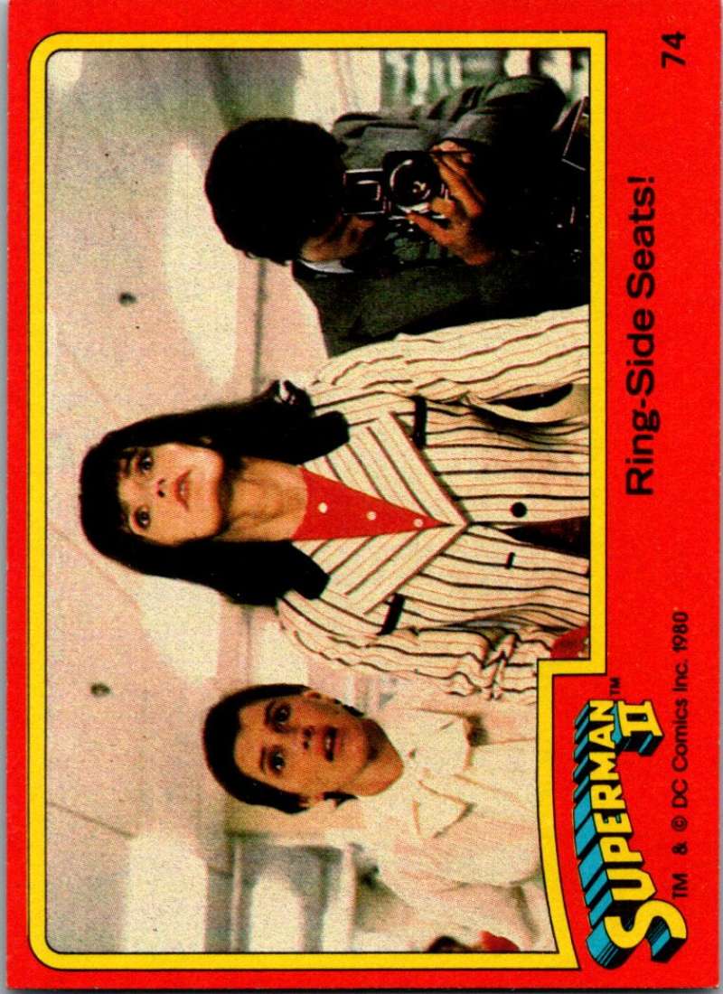 1980 Topps Superman II #74 Ring-Side Seats!