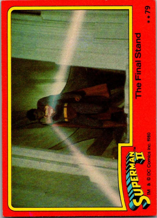 1980 Topps Superman II #79 The Final Stand Image 1