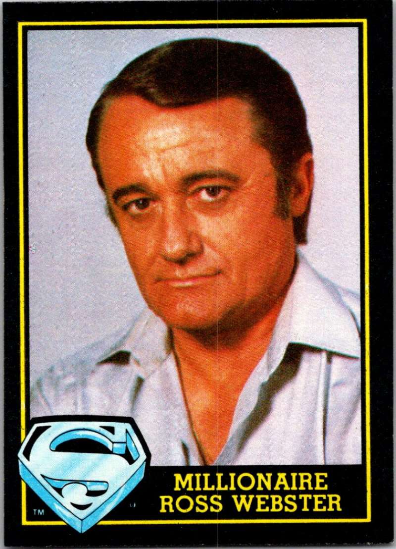 1983 Topps Superman III #31 Millionaire Ross Webster Image 1