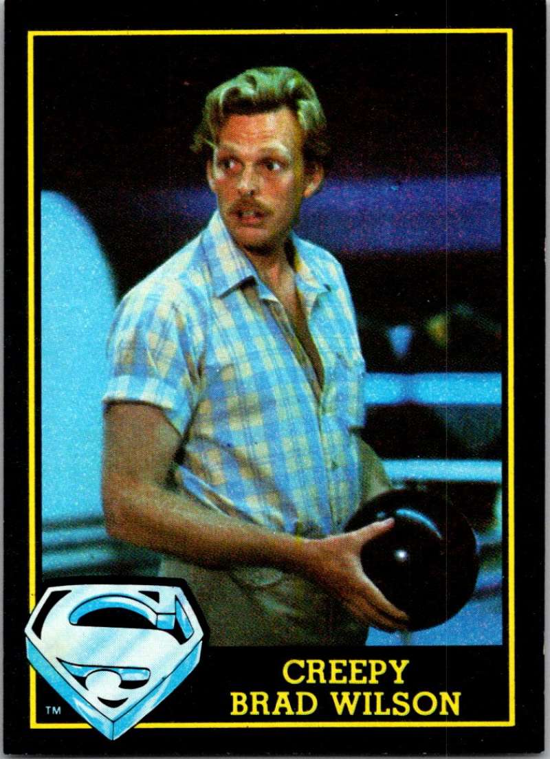 1983 Topps Superman III #40 Creepy Brad Wilson Image 1