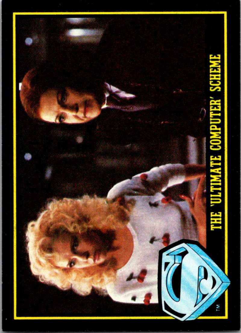 1983 Topps Superman III #55 The 'Ultimate Computer' Scheme Image 1