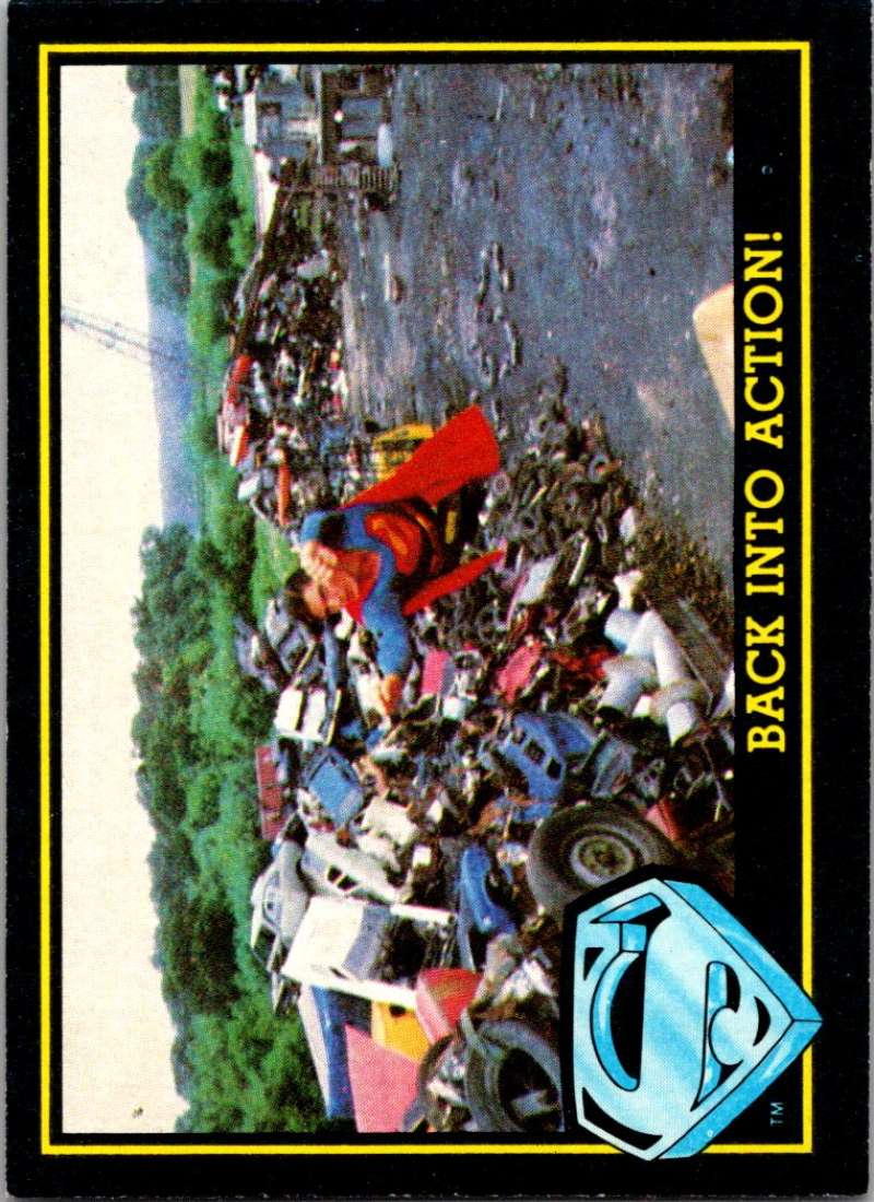 1983 Topps Superman III #68 Back in Action!