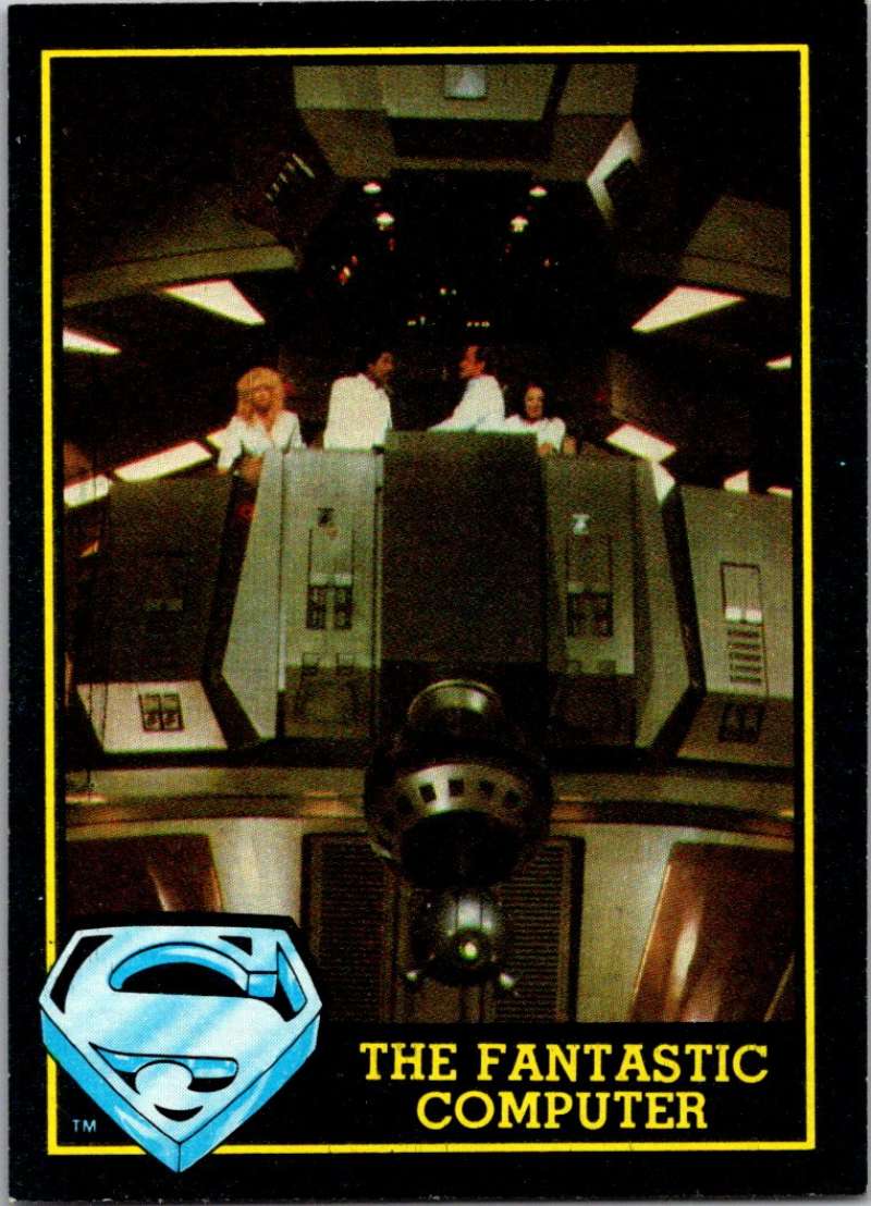 1983 Topps Superman III #73 The Fantastic Computer Image 1