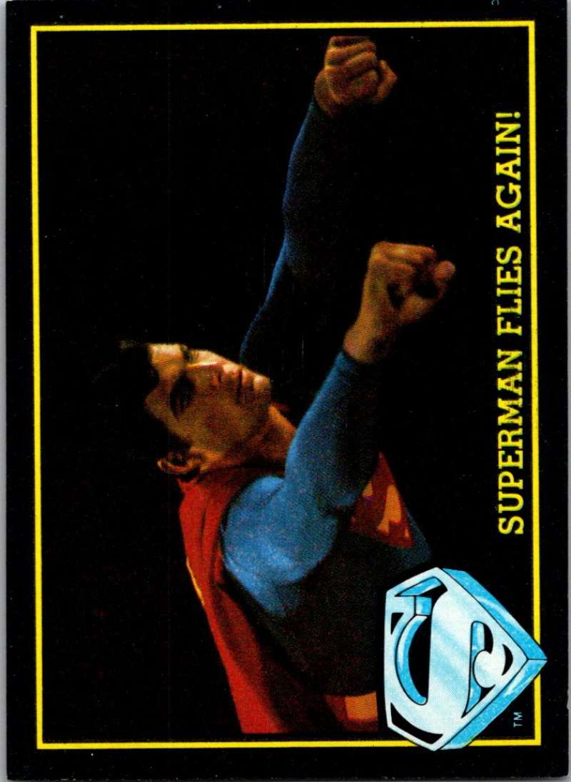 1983 Topps Superman III #98 Superman Flies Again! Image 1